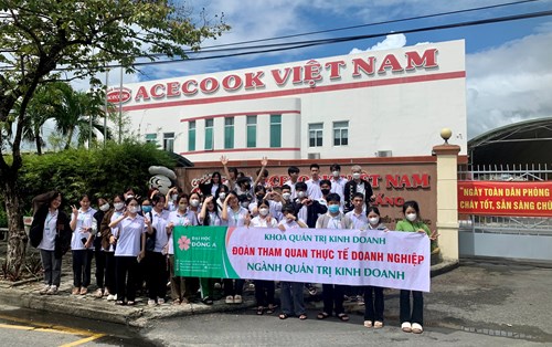 MỘT NGÀY TRẢI NGHIỆM TẠI ACECOOK VIỆT NAM- CN ĐÀ NẴNG CỦA SINH VIÊN KHOA QTKD TRƯỜNG ĐẠI HỌC ĐÔNG Á